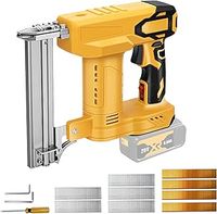 Cordless Nail Gun Compatible with DEWALT 20V Battery, 100W Electric Stapler Brad Nailers for Wood with 500 Nails and 500 Staples - Without Battery and Charger