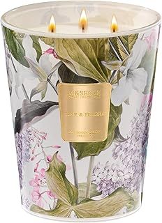 M&SENSE PearFressia Extra Large Soy Scented Candles Gifts for Women, Organic 990g 150 Hours Floral Aromatherapy Candles Long Burning, Non Toxic Slow Burning Candles for Relaxing Stress Relief