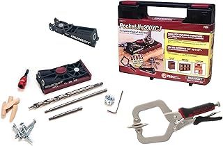 Milescraft 7336 Pocket Jig 200XCJ - Pocket Hole Bundle with Double Barrel Pocket Hole Jig, Single Barrel Pocket Hole jig, 2" Face Clamp, and Accessories Needed with Any Pocket Hole Project