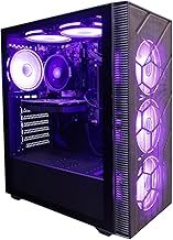 PC | AMD Ryzen 5 5500 | AMD RX 7600 8GB GDDR6 | 16GB DDR4 3200MHz RAM | 1TB NVMe SSD| 650W PSU | ARGB Case | Windows 11, WiFi | Prebuilt Gaming Desktop – Powerful Budget Gaming Desktop