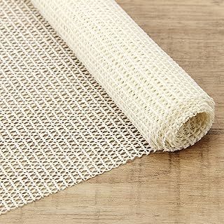 FACIACC Anti Slip Rug Underlay, 120X180 CM Non-Slip Mat Multipurpose Mat, PVC Cuttable Carpet Gripper Underlay, Rug Drawer Pad for Drawers Carpet Antislip Liner, Used on Hard Smooth Floors (White)