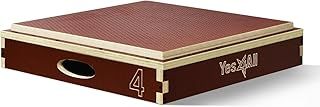 Yes4All 3 In 1 Plyo Box Adjustable, Foam and Wooden Plyometric Box Non-Slip Platform For Jump Training, Jump Boxes For Home Gym Exercise And Outdoor Workout