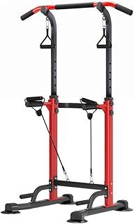 Power Tower Stand - Pull Up Station, Adjustable Home Gym Strength Training Workout Equipment, Outdoor