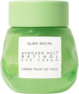 Glow Recipe Avocado Melt Retinol Eye Sleeping Mask - Overnight Avocado Eye Cream with Niacinamide, Coffeeberry - Wrinkle Fighting, Hydrating, Brightening Eye Mask - Cruelty, Paraben-Free (15ml/0.5 oz)