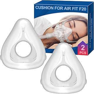 2 Packs Replacement Mask (L) for Airfit F20, Reliable Seal & Softer Fit, Compatible with Original Frame, Great-Value & Durable Replacement Cushion Supplies (L)