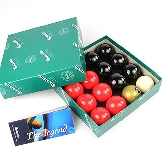 Aramith EXCLUSIVE Premier GOLD 8 BALL Edition RED and BLACK Pool Balls