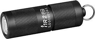 OLIGHT I1R 2 Pro EOS EDC Keychain Torch 180 Lumens Twist-Switch LED Flashlights Powered by USB Rechargeable Battery, Tiny Pocket Lamp for Hiking or Camping (Black)