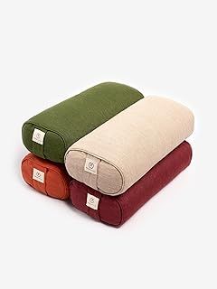 Yogamatters Hemp Small Rectangular Buckwheat Bolster