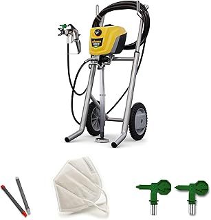 WAGNER Airless ControlPro 350M Paint Sprayer for interior and exterior wood, metal, wall and ceiling paints, covers 15 m² - 2 min, 110 bar, adjustable spray pressure, 15 m hose