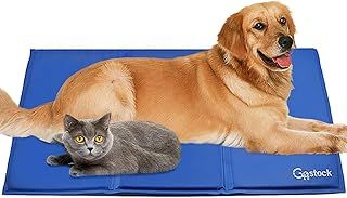 Cooling Mat for Dog, Pet Cooling Mat Non-Toxic Gel Self Cooling Pad for Dogs and Cats, Pet Cool Mat Dog Cool Pad for Crates, Kennels and Beds Perfect for Hot Summer Days, Large (90 * 50CM)