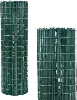 DICN 2ftX50ft Galvanized Welded Wire Gauze Welded Wire Mesh No Rust Mesh Hot-dipped Galvanized Welded Wire Mesh Fencing 0.04in Wire Chicken Coop Vegetables Garden Fruits Plants Animals Enclosure Net