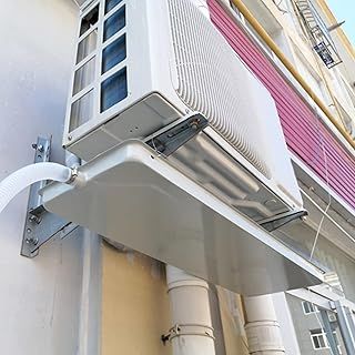 Universal Drain Pan Galvanized Metal Drip Tray - Leak-proof Water Collector Drip Tray for Indoor/Outdoor Air Conditioner AC Units Heat Pump - 1.5P/3P/5P