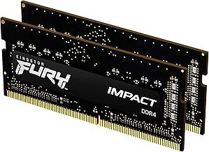 Kingston FURY Impact 32 GB (2 x 16 GB) 3200MHz DDR4 CL20 Laptop Memory Kit of 2 KF432S20IBK2/32