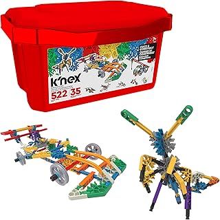 K'NEX | Click and Construct Value Building Set with Storage Tub | Educational Toys for Kids, 522 Piece Stem Learning Kit, Construction Toys for Kids Aged 7+ | Basic Fun 18025