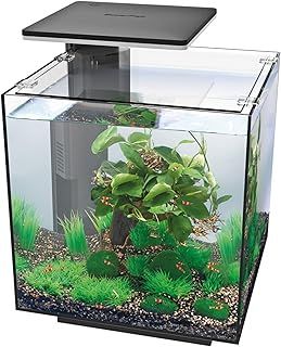 Superfish Qubiq Aquarium 30 l (Pack of 1) with LED Lighting - Black