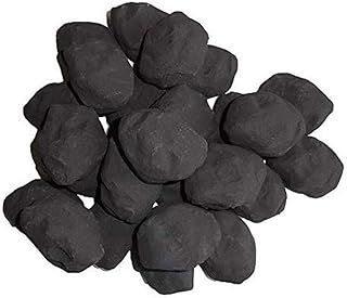 The Stove Wizard Gas Fire Replacement Coals Cast Coals for Live Flame Fires Pack of 14