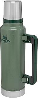 Stanley Classic Legendary Thermal Flask 1.4L - Keeps Hot or Cold For 40 Hours - BPA-Free Thermal Flask - Leakproof Stainless Steel Water Bottle For Hot Drinks - Dishwasher Safe - Green