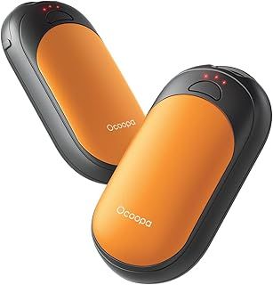 OCOOPA UT3 Lite Magnetic Hand Warmers Rechargeable 2 pack, Electric Handwarmers Ultra Thin Light Portable for Pocket Gloves,3 Levels Heat, Up to 8 hrs, UL Certified,Idea Tech Gifts for Men, Women