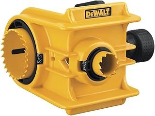 DEWALT Door Lock Installation Kit, C-Clamp Design, for Metal or Wood Doors, 2 Adjustable Bushings, Easy Installation (D180004)