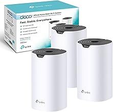 TP-Link Deco S4 AC1200 Whole-Home Mesh Wi-Fi System, Qualcomm CPU, 867Mbps at 5GHz+300Mbps at 2.4GHz, MU-MIMO, Beamforming, Work with Amazon Echo/Alexa, Pack of 3