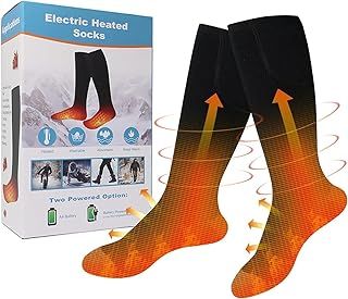 Heated Socks,Electric Heated Socks for Men & Women Thermal Insulated Sock Battery Powered Heat Sox, Winter Foot Warmer Socks for Outdoor Sports