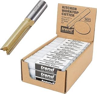 Trend 30-Piece Straight Two Flute Worktop Router Cutter, 1/2 Inch Shank, 12.7mm Cut Diameter, 50.8mm Cut Length, Tungsten Carbide Tipped, BR01/30