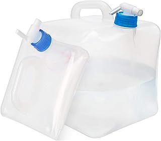 ElifeAcc Collapsible Water Container with Spigot (BPA Free) - Portable Camping Water Carrier for Outdoor Activities, Hiking, and Emergencies - Multiple Size Options