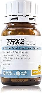 TRX2 Hair Growth Supplement - Healthy Hair - Clinically Proven Results of Thicker, Fuller Hair - Stop Hair Loss for Men and Women - Biotin & Selenium & Zink - Vegetarian - 1 Month Supply