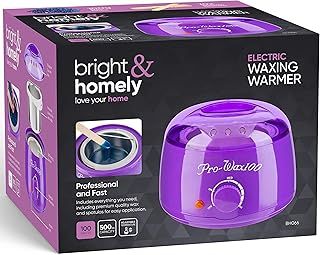Waxing Kit, Wax Warmer Heater Pot Wax Machine for Hair Removal Professional Full kit with 100g Beans and 10 Applicator Sticks