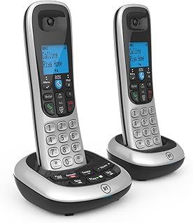 BT 2700 Cordless Landline House Phone, Nuisance Call Blocker, Do Not Disturb button, Answer Machine, Twin Handset Pack
