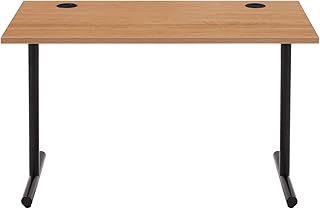 Amazon Basics Office Computer Desk, Beech Desktop and Black Frame, Rectangular, Simple Assembly, 120 x 60 x 73.6 cm (Previously Movian brand)