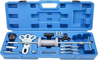 BOOMSTART 16 Pieces Slide Hammer Dent Hub & Bearing Puller Tool Kit 2/3 Internal External Jaw Cars Trucks Puller Set