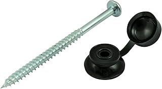 TIMCO Corrugated Sheet Fixings Black - 10 x 3-50pcs