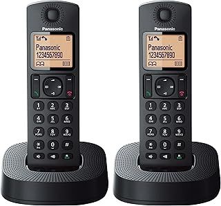 Panasonic KX-TGC312EB Digital Cordless Phone with Nuisance Call Blocker - Black, Pack of 2
