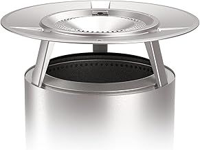 Solo Stove Bonfire Heat Deflector, With 3 Detachable Legs, Accessory for Bonfire Fire Pit, Captures and redirects warmth, Stainless Steel, height: 25,4 cm, diameter: 63,5 cm, 3 kg