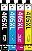405XL Ink Cartridges Multipack Replacement for Epson 405 Ink Cartridge Compatible for Epson Workforce WF-3820 WF-4820 WF-7830 WF-4830 WF-7840 WF-3825 WF-4825 WF-7310 (4 Pack)