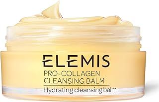 ELEMIS Pro-Collagen Cleansing Balm, 3in1 Melting Facial Cleanser for Deep Cleansing Wash, Infused with 9 Nourishing Essential Oils, Daily Moisturising Makeup Remover for Clean, Glowing Skin, 50gr