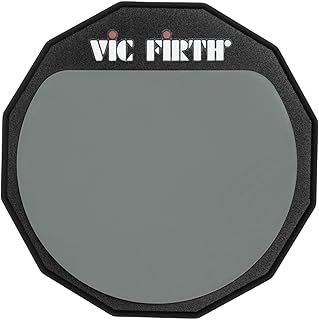 Vic FIrth - Single Sided Drumstick Practice Pad with VF logo - 6” Diameter
