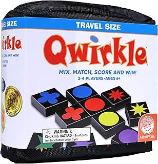 MindWare Qwirkle: Travel (NEW) | Board Game | Ages 6+ | 2-4 Players | 45 Minutes Playing Time