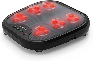Snailax Shiatsu Foot Massager with Heat for Plantar Fasciitis, 2-in-1 Feet and Back Massager Machine with Deep Kneading, Foot Warmer Massage for Pain and Circulation, Gifts for Men, Women