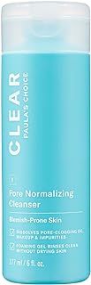 Paula's Choice CLEAR Pore Normalizing Cleanser - Cleansing Gel & Makeup Remover - Removes Pore Clogging Impurities & Blackheads - with Salicylic Acid - All Skin Types - 177 ml