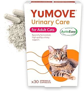 YuMOVE Urinary Care Supplements for Adult Cats, Urinary and Bladder Support with Natural Ingredients, 30 Sprinkle Capsules