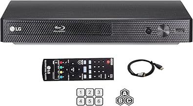 LG BP-250 Region free Blu-ray Player, Multi Region Smart 110-240 Volts, Dynastar 6 foot HDMI Bundle