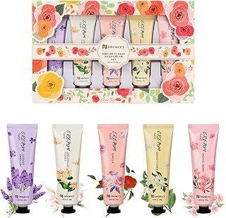 Floral assorted Hand Cream Set, 5 x 30ml，Pack of 5，Friendly to all skin，Gifts for Women, Mother's Day Gifts