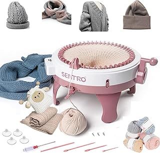 Youyijia Sentro 48 Pin DIY Knitting Machine for Adults and Kids - Rotating Hand Circular