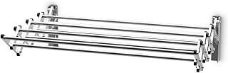 Multigot Extendable Drying Rack, Stainless Steel Wall Mounted Clothing Airer Dryer, Towel Clothes Horse for Balcony Bedroom Bathroom