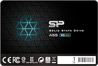 Silicon Power SSD 1TB 3D NAND A55 SLC Cache Performance Boost 2.5 inch SATA III 7mm (0.28") Internal Solid State Drive