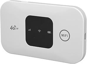 Wireless Network Router, Pocket 4G LTE Internet Hotspot with SIM Card Slot, LED Display, 2100mAh Battery, 10 User Connect, Travel WiFi Modem Dongle for Phone Computer Laptop