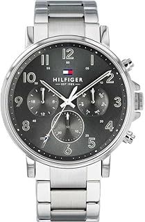 Tommy Hilfiger Analogue Multifunction Quartz Watch for men with Black or Brown Leather strap