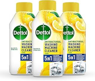 Dettol Lemon Breeze Washing Machine Cleaner, 250 ml, Pack of 3